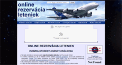 Desktop Screenshot of online-rezervacia-leteniek.dane-uctovnictvo.sk